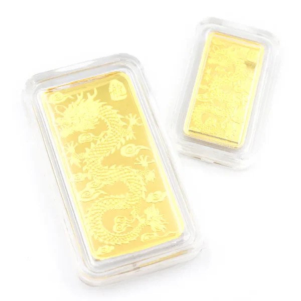 0.5錢龍圖黃金金塊｜9999純金本土製造硬殼裝