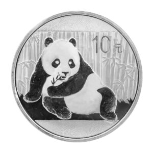 2015 年中國熊貓銀幣 1盎司 .999 純銀圖