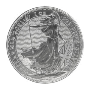 alt="2021 英國 Britannia 銀幣 1oz 流通版
