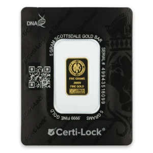 Scottsdale 獅王 9999純金金條 國際認證收藏實拍