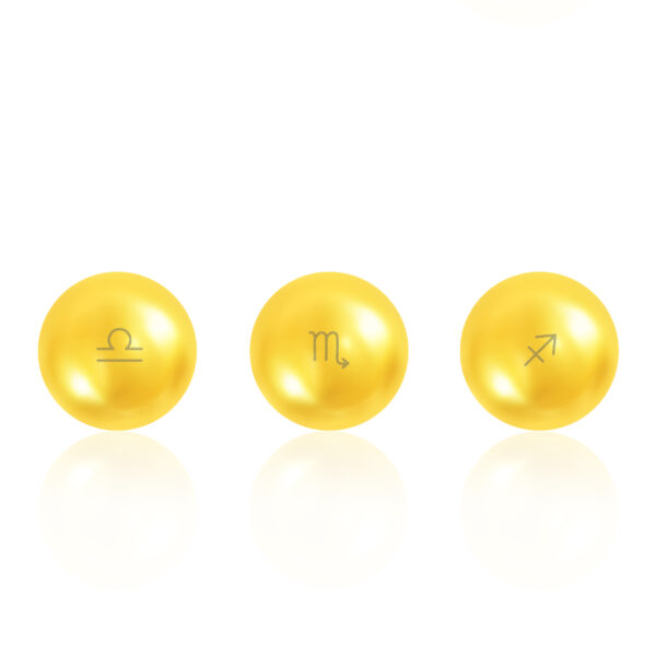 天秤摩羯射手金豆｜12星座純金設計