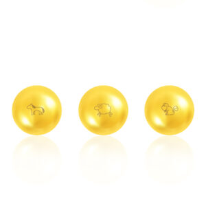 12生肖金豆9999純金造型｜可客製化重量｜國際貴金屬出品