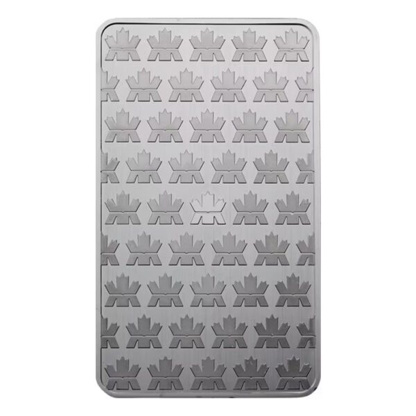 RCM 10oz silver bar Maple Leaf 防偽鋸齒邊