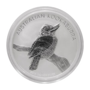 2010 Australia Kookaburra Silver Coin 背面笑鴗鳥圖案