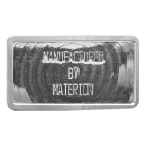 Scottsdale 獅王銀條 10 盎司 Materion 版 背面