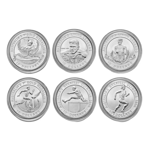 1994–1996 澳洲奧運傳承系列銀幣套組 皇家鑄幣廠限量收藏